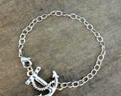 Anchors Away Dainty Bracelet