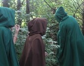 Hooded Cloak - Youth, Dark Green