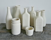 New York Porcelain Chemists Bottle, NYC Vase