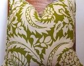 Green and Khaki Foliage Pillow Cover Size 20x20