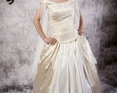 Wedding Skirt Renaissance Medieval Costume Custom Princess Fairy Dress Gown 602