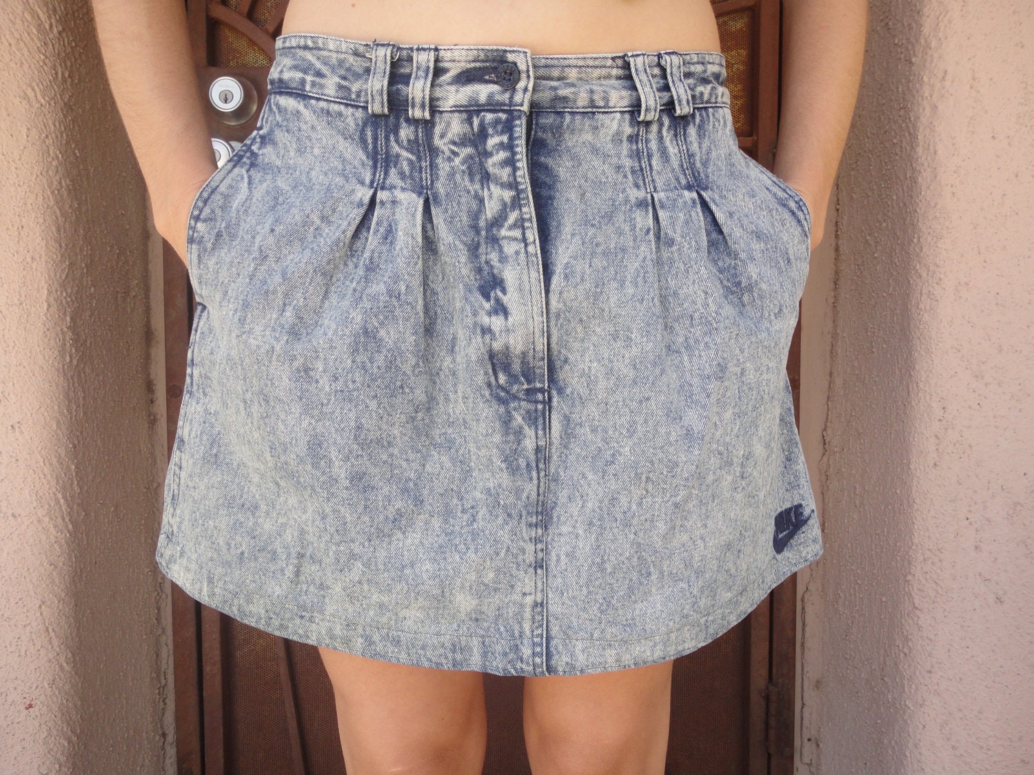 Acid Washed Skirt