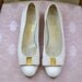Vintage Light Pink Vara Bow Salvatore Ferragamo / Size 7A / 1980s Shoes