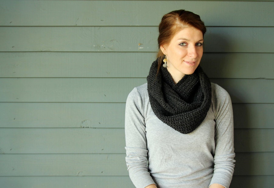 CUSTOMIZABLE ADULT Crochet Infinity Scarf