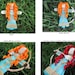 Merida Brave Orange Princess with bow and arrow hair clip