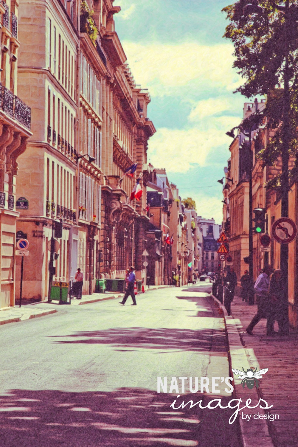 The Streets of Paris - Parisian Cityscape Photo  - Travel Photography, gift under 50, photography wall art, home decor, 8x12 print