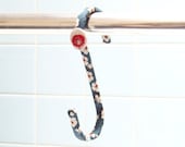 Liberty hook Blue Bathroom Bedroom Kitchen Towels Rags Poppy Flowers