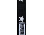 Black with White Star noose - Roller Derby Skate Accessory