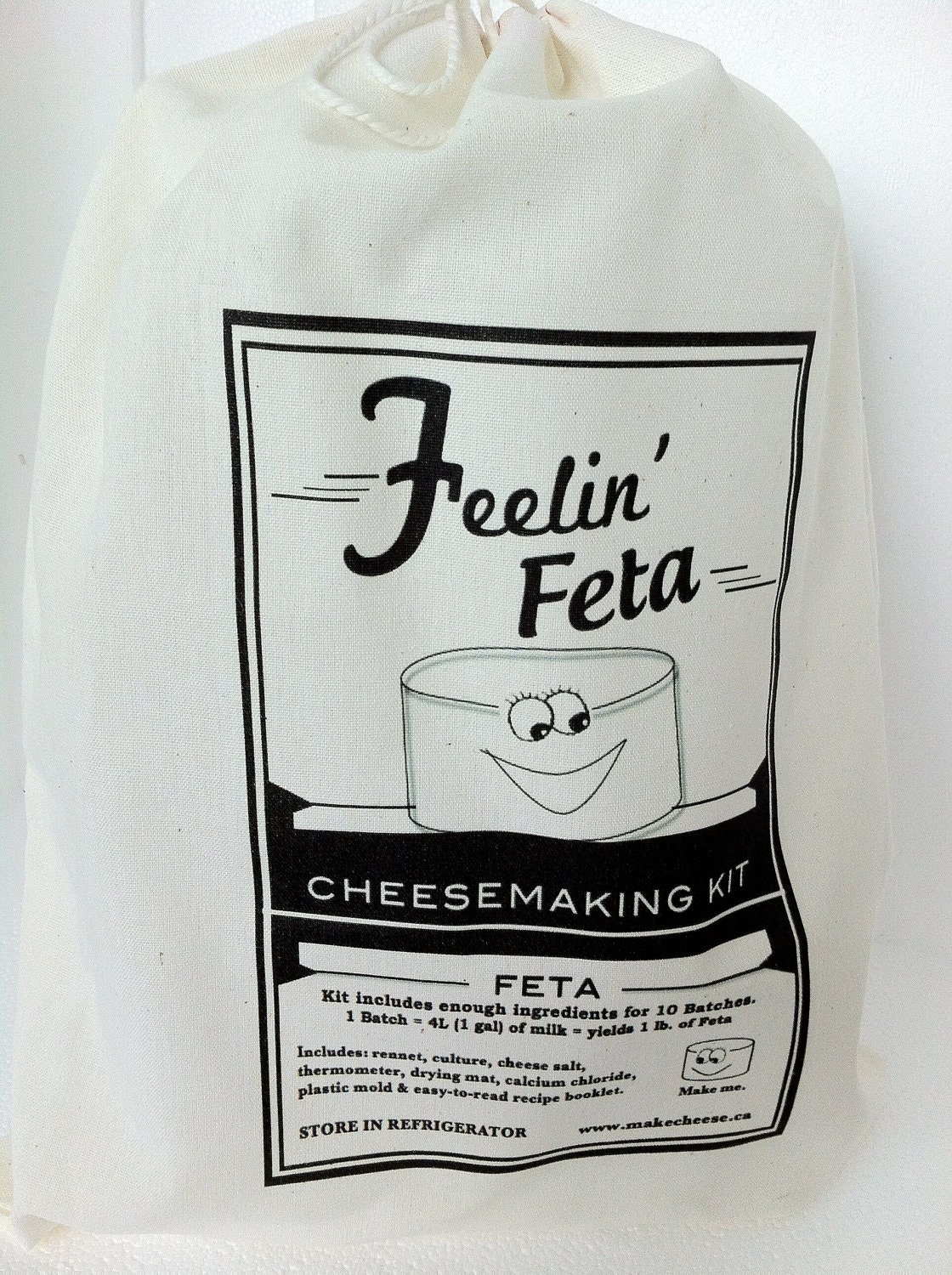 Feta Kit - Make your own homemade feta cheese (entire kit makes up to 40 batches)
