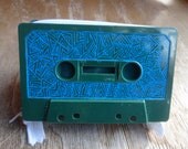 Green With Blue Triangles Wallet