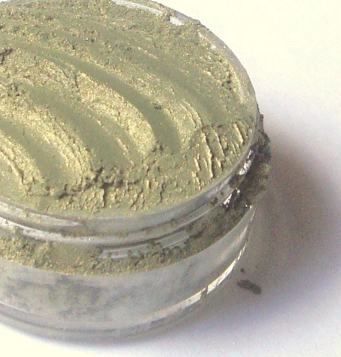 Mineral Eyeshadow - Green Gold - Vegan - 5 gram jar