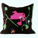 Vintage Extra Large Kilim Pillow Cover / Euro Square