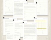 INSTANT DOWNLOAD - Professional Studio Business Forms Kit - Contracts & Release Forms Document Templates for Photographers