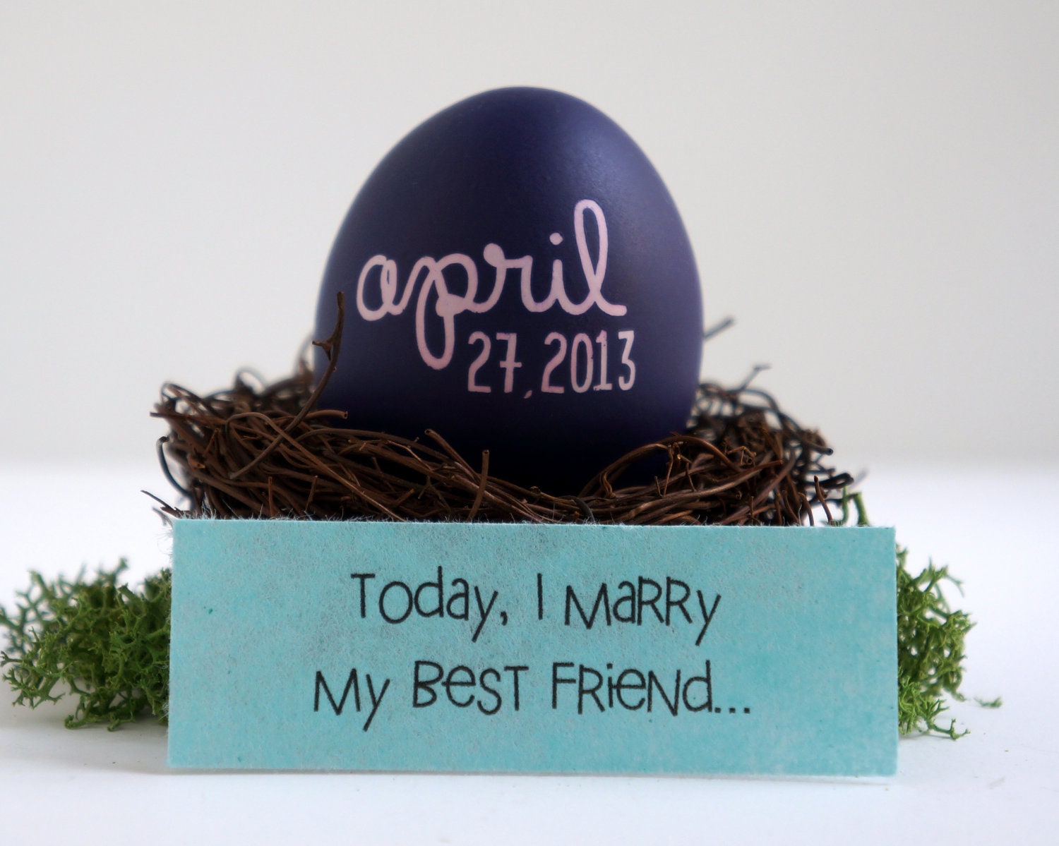 Cool Wedding Gift for Bride. Today I Marry My Best Friend.