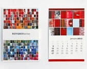 SALE // ROYGBIV Series: 2013 Desk Calendar (4" x 6" Prints)