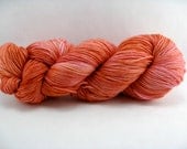 FOLKTALE - dyed to order - ROSE BRITTANIA - 100% Superwash Merino Sock Yarn - 400yds per 100g pinky peach coral