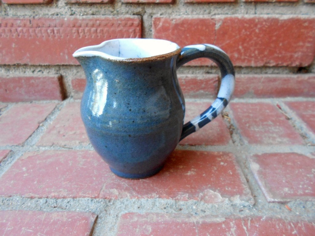 Small Blue Celadon and White Pitcher / Creamer