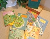1950s vintage Around The World Program - Published by Nelson Doubleday Inc - 6 Booklets -- American Geographical Society