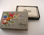 Morny of Regent Street Visitors Disks Soaps Scented Guest Soap Assortment Set of Six Unused in Original Gift Box Made in England