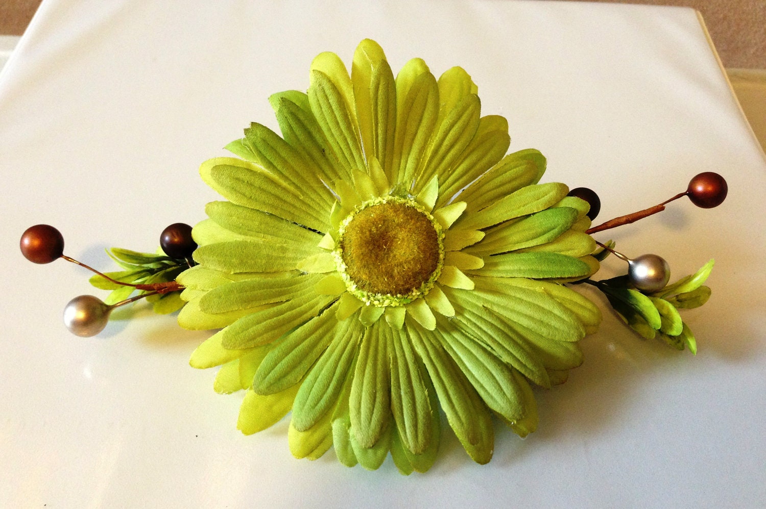 Green Daisy Flower