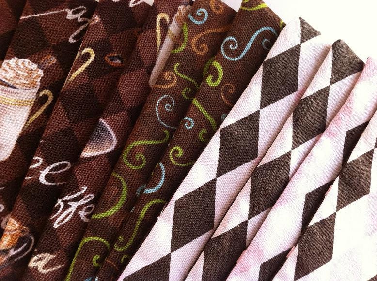 Lunchbox Napkins in Assorted Fabrics--Set of 10