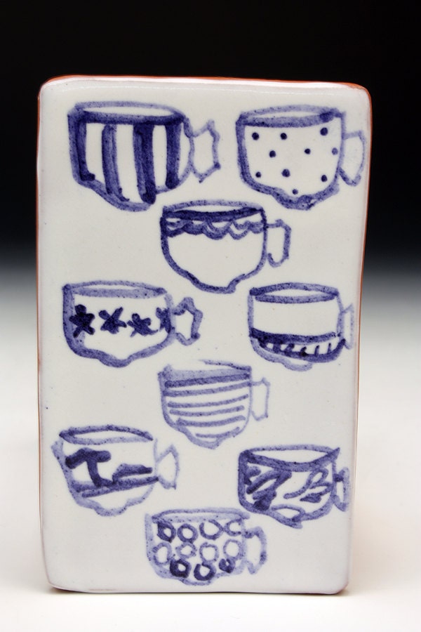 Teacups Ceramic Tile