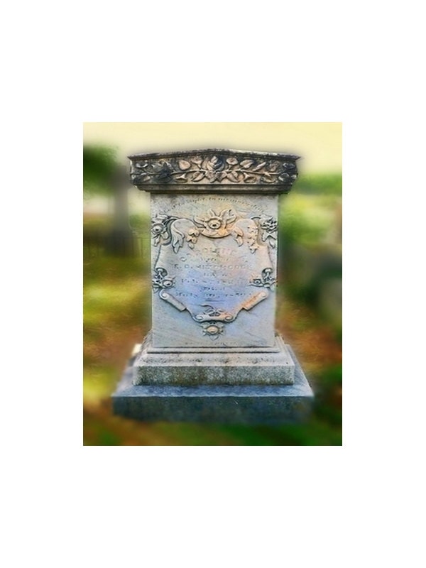 Graveyard Art, Death Floats, Gothic Dark Art, 5x7 Virginia Cemetery Fine Art Print, Taphophile