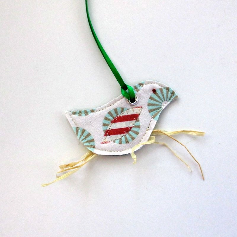 Gift Tags, Fabric Gift Tags, Rustic Ornaments