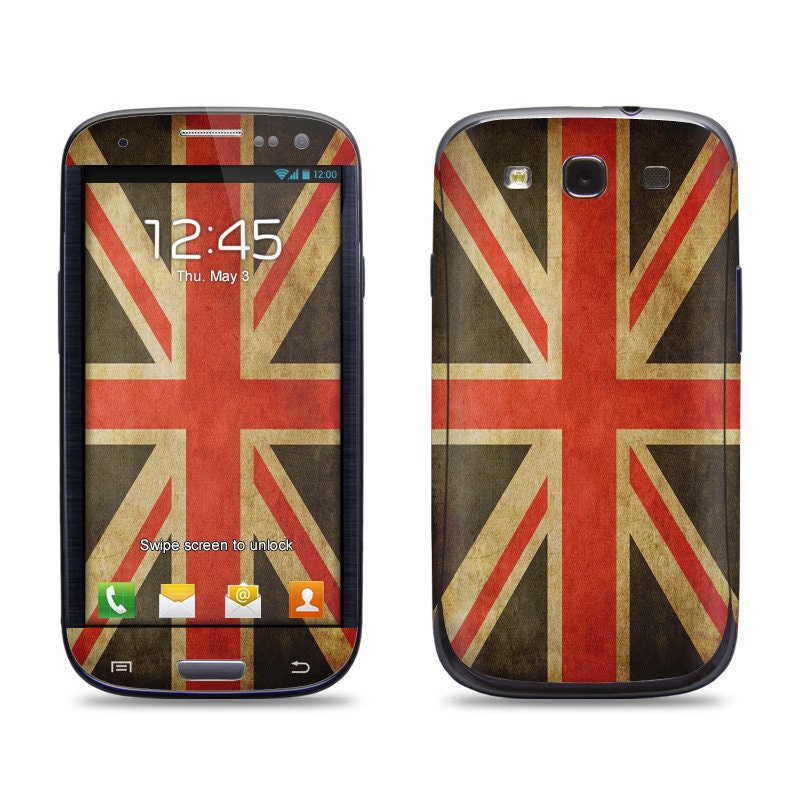 Samsung Galaxy S3 Phone Case Cover Decal - Old British Flag