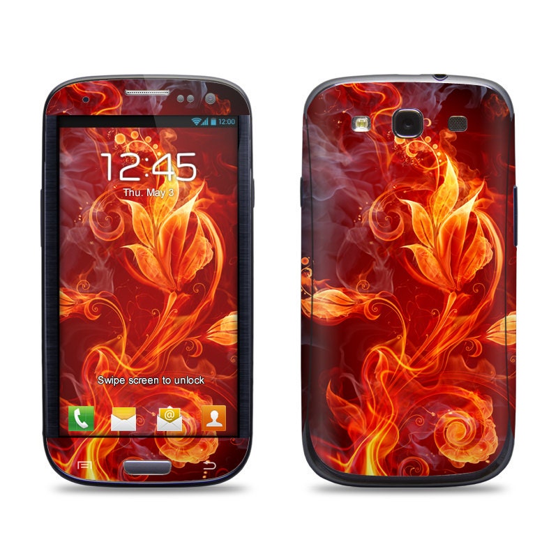 Samsung Galaxy S3 Phone Case Cover Decal - Fire