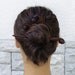 Wooden Barrette Hair Stick Hair slider Hair Pin Wood Carving MariyaArts