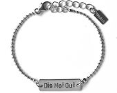 Dis Moi Oui... / words on silver tag bracelet (MBG04)