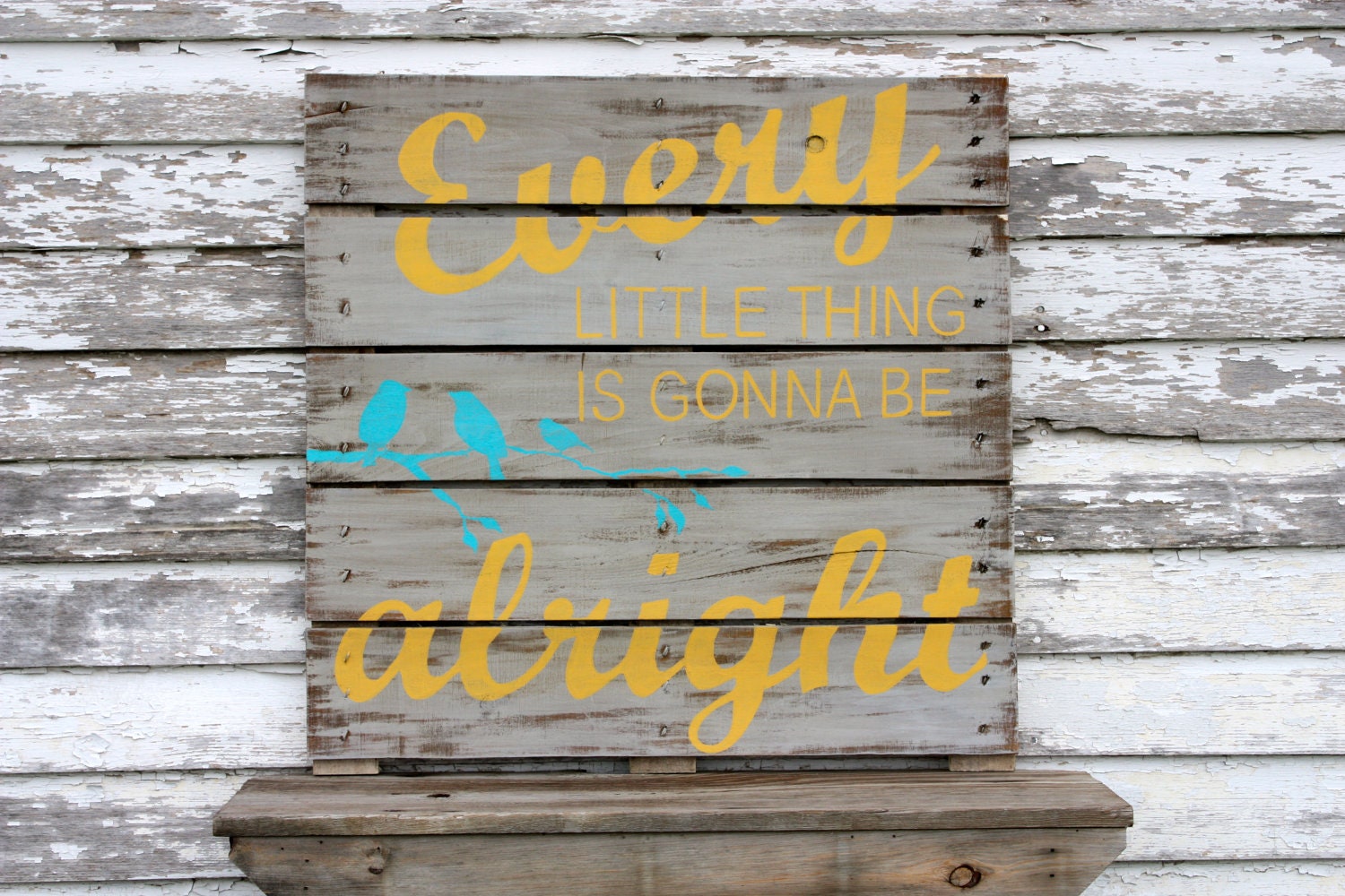 Hand Painted Repurposed Pallet