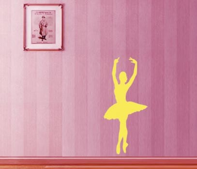 Vinyl Wall Decal Ballerina Design Wall Decals Wall stickers Nursery wall decal wall art- z003
