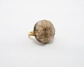 Drusy Quartz Cocktail Ring