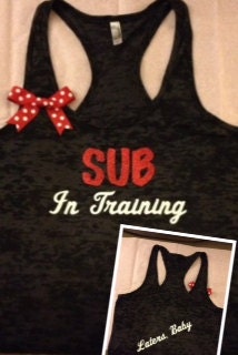 Fifty Shades of Grey Inspired Burn out Racerback Tank