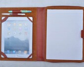 Item No: 1014 Top grain leather Multi-functional portfolio & case for iPad,Tablet PC,laptop and notebook PC in Khaki