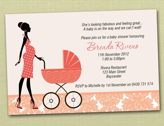 Personalised Baby Shower Invitations - You Print Il_570xn