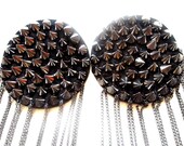 A 008   2pcs  Vintage handmade epaulet / shoulder loop,vintage brooch, badge, clothes accessory  A-002