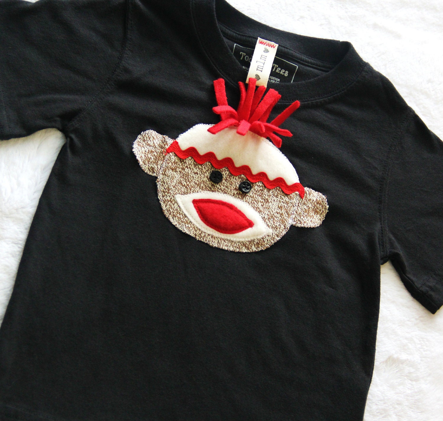 Sock Monkey Shirt, Sock Monkey Onesie, Sock Monkey Clothing