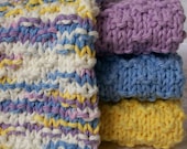 Wash Cloths, Dish Cloths, Face Cloths, Cleaning Cloths - Set of Four - Colors of Provence Collection for Country Kitchen or Bath