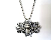 Ornate Bee Necklace