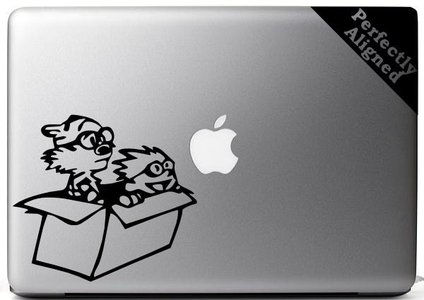 Vinyl Decal - Calvin & Hobbes inspired decal for Macbooks, Laptops, Cars, etc...