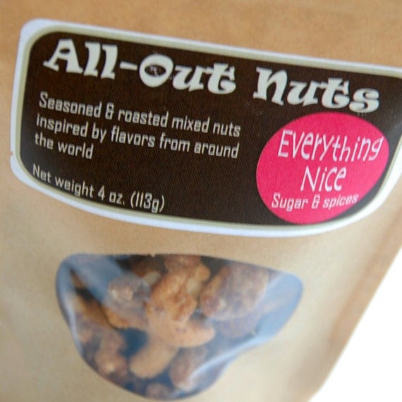 EVERYTHING NICE all natural glazed nuts (4 oz. pouch)