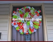 Christmas Wreath, Christmas, Wreath, Christmas Decor, Christmas Decoration, Whimsical Wreath, Whimsical Decor, Whimsical Decoration
