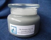 Handmade Soy Candle Modern Gray Lavender Sachet Scented