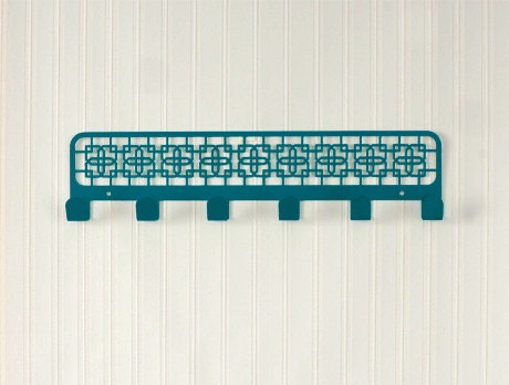 Coat hanger-pattern-turquoise