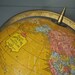 Yellow Cram's Imperial World Globe - Dual Axis - 1940's/50's Vintage - Rare Color