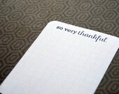 so very THANKFUL : unmounted red rubber stamp