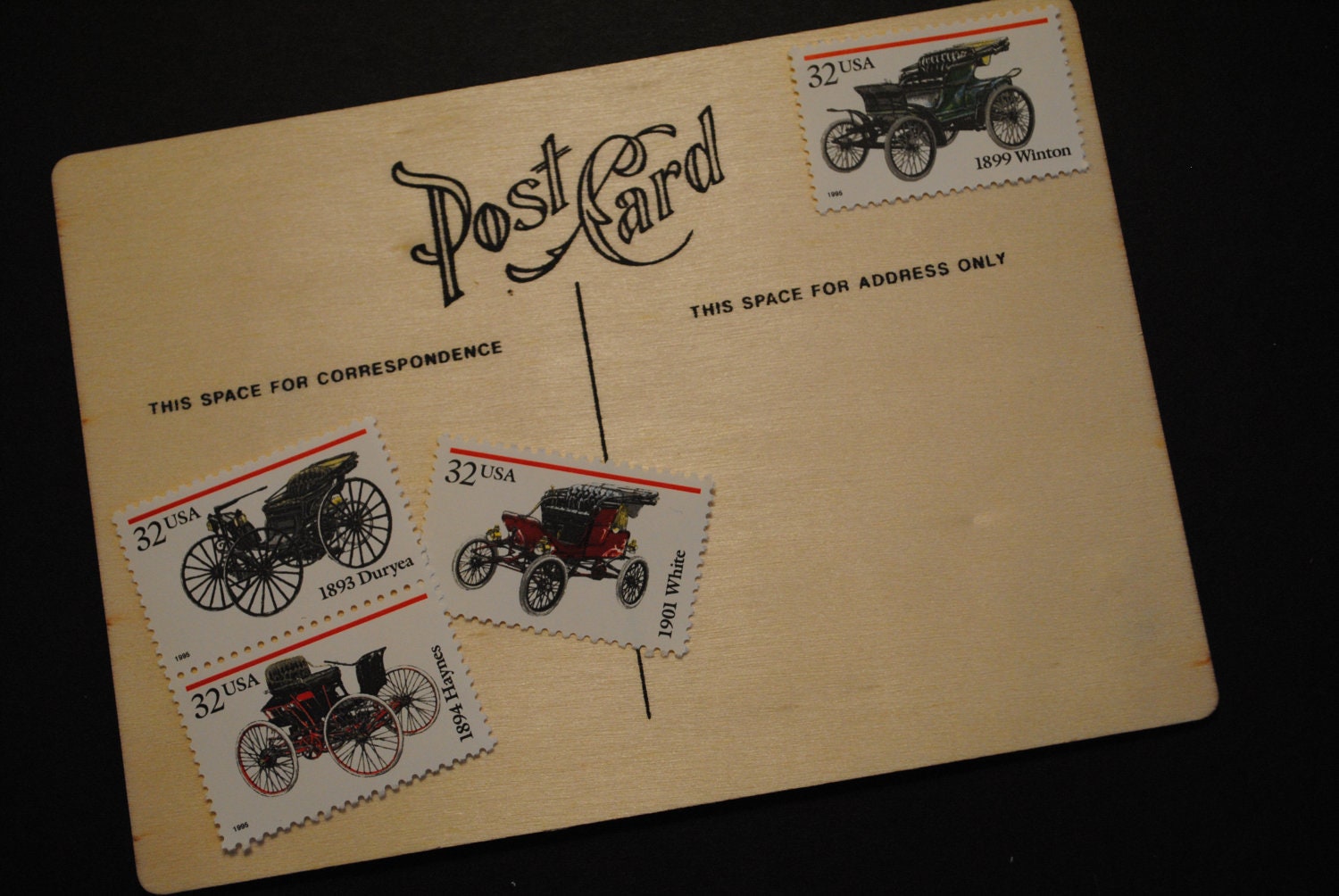 Unused Vintage Postage Stamps - Vintage Cars